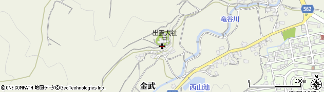 福岡県福岡市西区金武1236周辺の地図