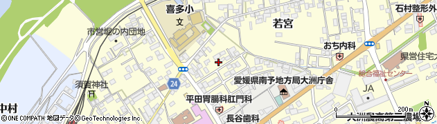 愛媛県大洲市若宮703周辺の地図