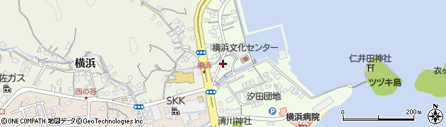 浜田理容所周辺の地図