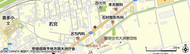 愛媛県大洲市若宮969周辺の地図