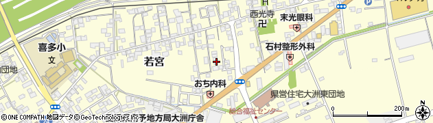 愛媛県大洲市若宮834周辺の地図