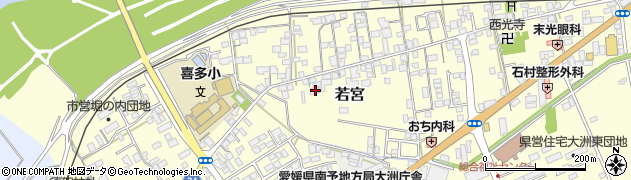 愛媛県大洲市若宮770周辺の地図