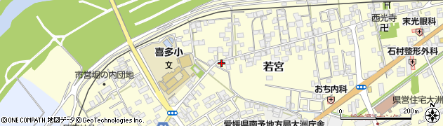 愛媛県大洲市若宮763周辺の地図