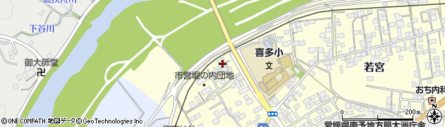 愛媛県大洲市若宮282周辺の地図