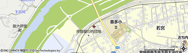 愛媛県大洲市若宮286周辺の地図