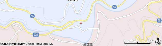 愛媛県喜多郡内子町只海甲887周辺の地図
