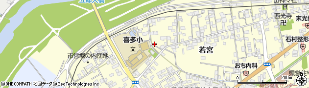 愛媛県大洲市若宮233周辺の地図