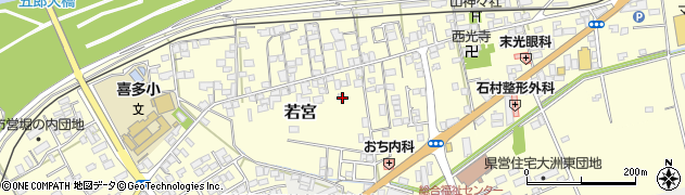 愛媛県大洲市若宮797周辺の地図