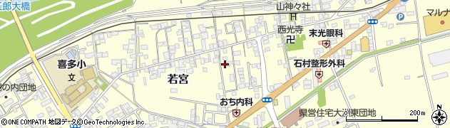 愛媛県大洲市若宮829周辺の地図