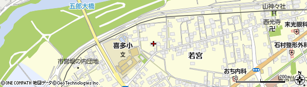 愛媛県大洲市若宮210周辺の地図