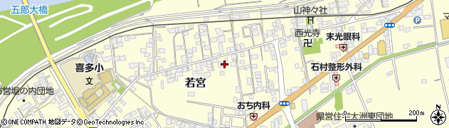 愛媛県大洲市若宮791周辺の地図