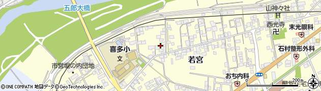 愛媛県大洲市若宮202周辺の地図