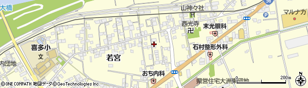 愛媛県大洲市若宮853周辺の地図
