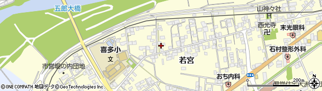 愛媛県大洲市若宮150周辺の地図