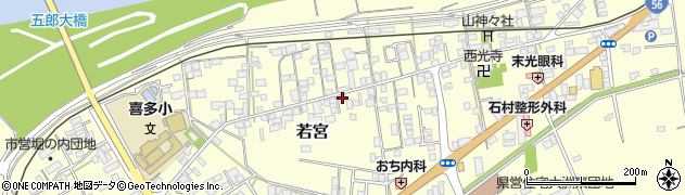 愛媛県大洲市若宮788周辺の地図