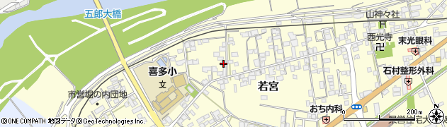 愛媛県大洲市若宮213周辺の地図