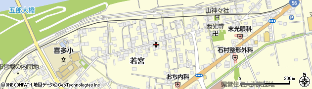 愛媛県大洲市若宮790周辺の地図