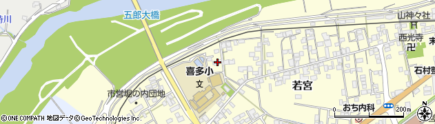 愛媛県大洲市若宮227周辺の地図