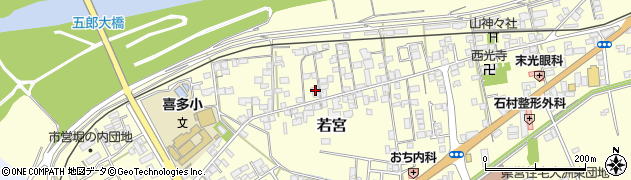 愛媛県大洲市若宮140周辺の地図