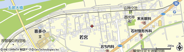愛媛県大洲市若宮90周辺の地図