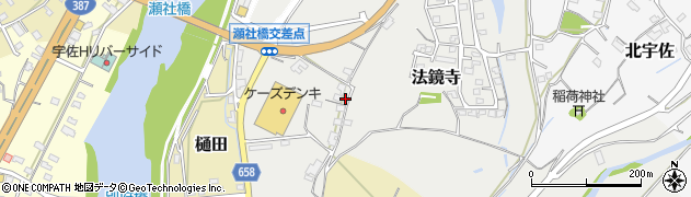 大分県宇佐市法鏡寺641周辺の地図