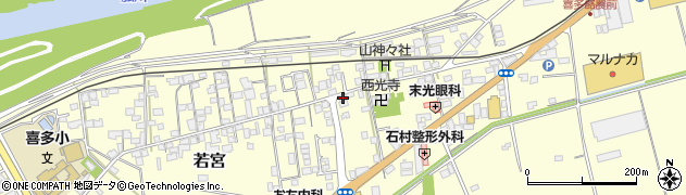 愛媛県大洲市若宮867周辺の地図