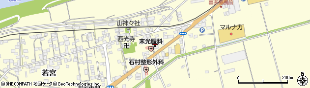 愛媛県大洲市若宮927周辺の地図