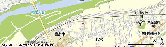 愛媛県大洲市若宮199周辺の地図