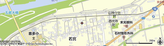 愛媛県大洲市若宮88周辺の地図