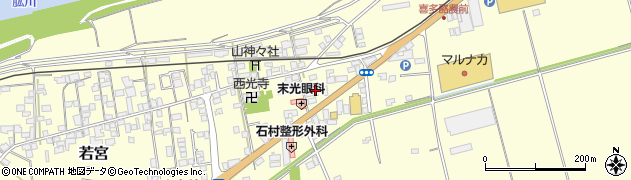 愛媛県大洲市若宮925周辺の地図