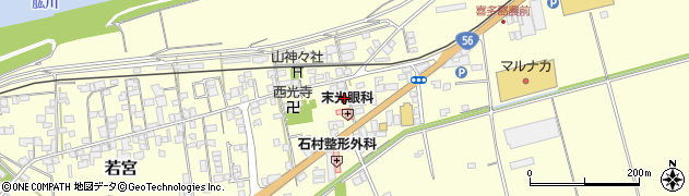 愛媛県大洲市若宮896周辺の地図