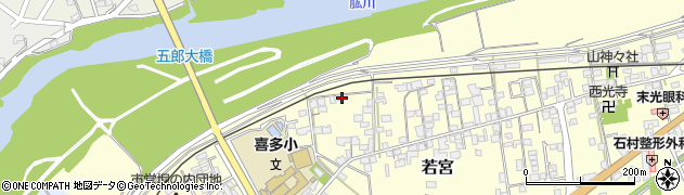 愛媛県大洲市若宮192周辺の地図