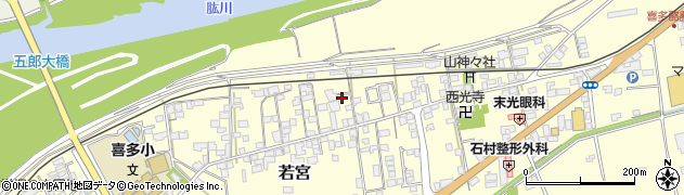 愛媛県大洲市若宮81周辺の地図