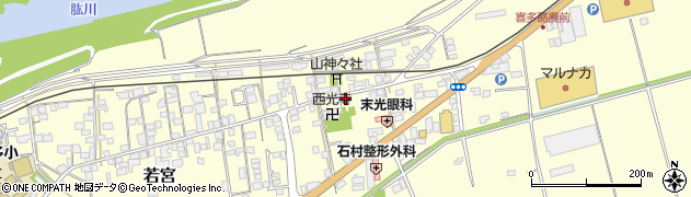 愛媛県大洲市若宮876周辺の地図