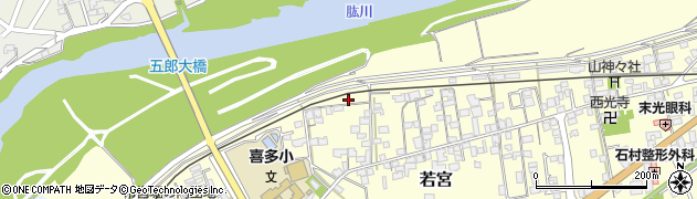 愛媛県大洲市若宮174周辺の地図