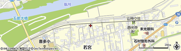 愛媛県大洲市若宮98周辺の地図