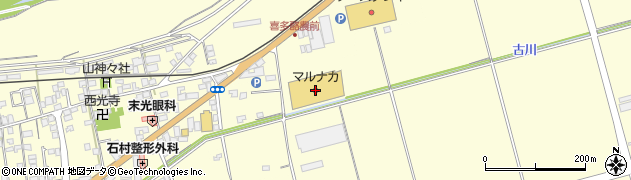マルナカ大洲店周辺の地図