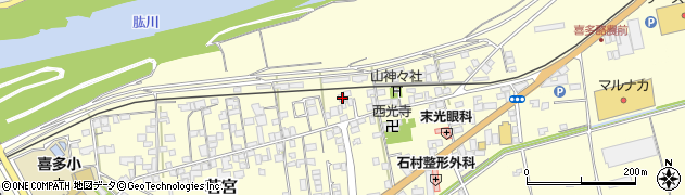 愛媛県大洲市若宮51周辺の地図