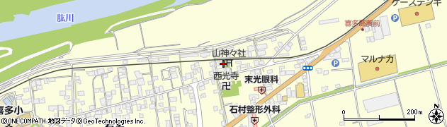 愛媛県大洲市若宮37周辺の地図