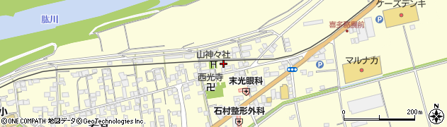 愛媛県大洲市若宮24周辺の地図