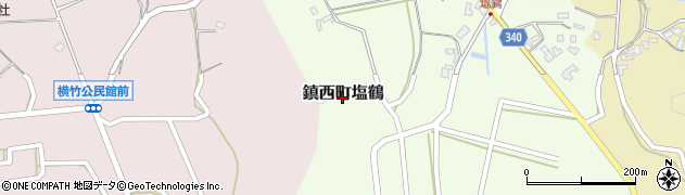 佐賀県唐津市鎮西町塩鶴周辺の地図