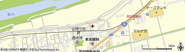 愛媛県大洲市若宮8周辺の地図