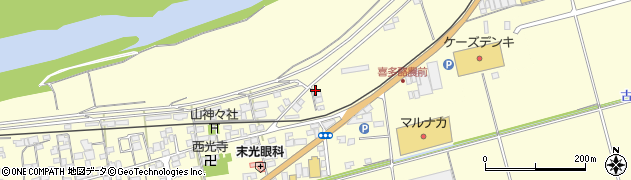 愛媛県大洲市若宮1452周辺の地図