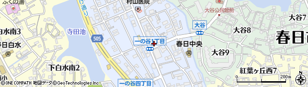 筑紫義塾春日校周辺の地図