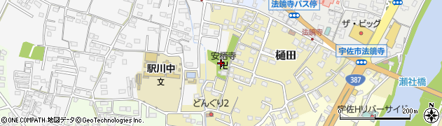 安栖寺周辺の地図
