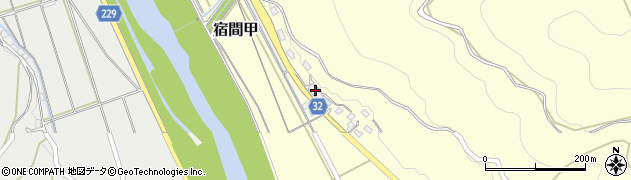 愛媛県喜多郡内子町宿間乙18周辺の地図