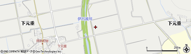 大分県宇佐市下元重周辺の地図