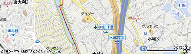 セブンイレブン太宰府水城店周辺の地図
