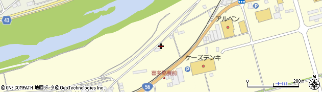 愛媛県大洲市若宮1455周辺の地図