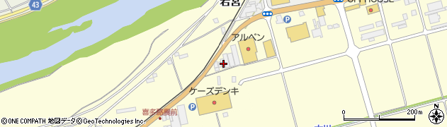 愛媛県大洲市若宮1480周辺の地図